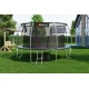 Image 3 for Батут Hop-Sport Premium 14ft (427см) чорно-сірий з внутрішньою сіткою