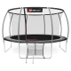 Image 4 for Батут Hop-Sport Premium 14ft (427см) чорно-сірий з внутрішньою сіткою