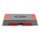 Image 2 for Степ платформа Hop-Sport HS-PP020AS серо-красная