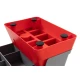 Image 4 for Степ платформа Hop-Sport HS-PP020AS серо-красная
