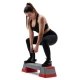 Image 5 for Степ платформа Hop-Sport HS-PP020AS серо-красная
