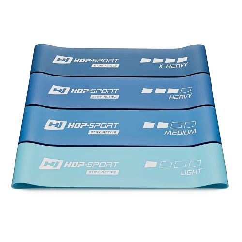 Набор резинок для фитнеса Hop-Sport 600x75мм HS-L675RLB синий