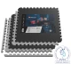 Image 3 for Мат-пазл Hop-Sport EVA 2см HS-A020PM - 4 частин чорно-сірий