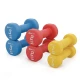 Image 2 for Набор круглых фитнес гантелей HS-V120DRS с подставкой 12кг разноцветные