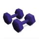 Image 2 for Гантелі для фітнесу композитні Hop-Sport HS-C040DS 2х4кг фіолетовий