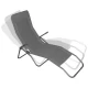 Image 4 for Крісло-шезлонг Jumi розкладний сірий