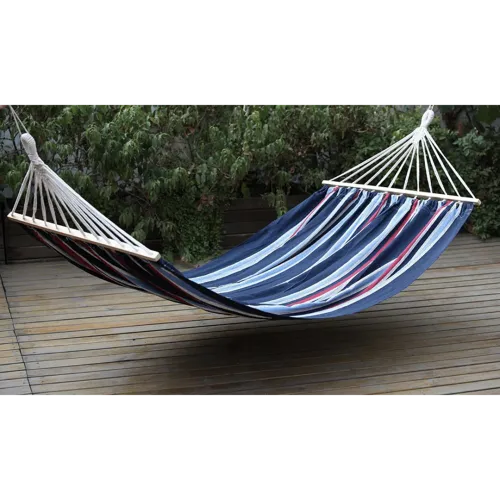 Гамак гавайский Jumi Garden тканевый с планкой синий с красным