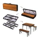 Image 12 for Стол туристический раскладной Outtec + 2 скамейки коричневый