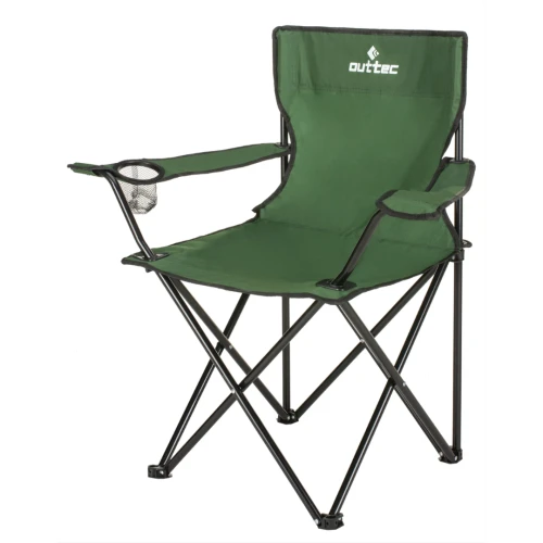 Крісло туристичне розкладне Outtec з чохлом зелений