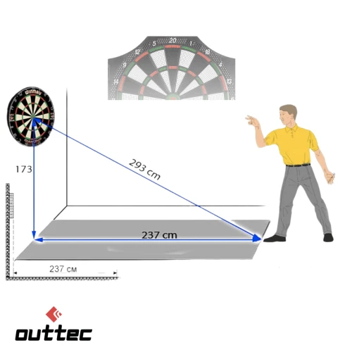 Дартс Outtec DB1500 - популярная игра