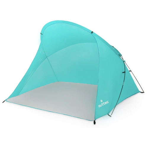 Самораскладная палатка-ракушка Outtec пляжная XXL бирюзовый