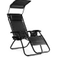 Image 4 for Шезлонг лежак Outtec Zero Graviti Sun раскладной с козырьком черный