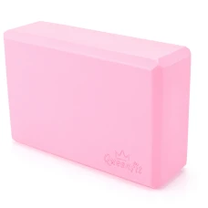 Блок для йоги Queenfit EVA рожевий