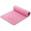 Коврик (мат) для фитнеса и йоги Queenfit Premium TPE 0,5см розовый