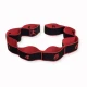 Image 4 for Резинка для фітнесу з петлями Queenfit 86,5 х 4см чорно-червона