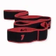 Image 5 for Резинка для фітнесу з петлями Queenfit 86,5 х 4см чорно-червона