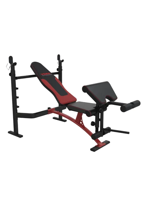 Лавка для жиму York Fitness Delta Pro 1000 з стійкою для штанги та партою Скотта