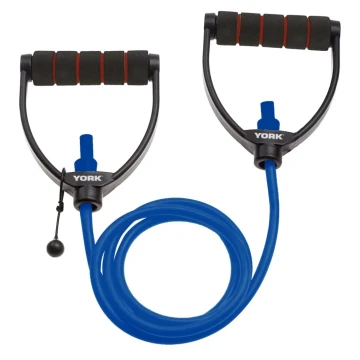 Эспандер трубчатый с ручками York 9-12кг, синий