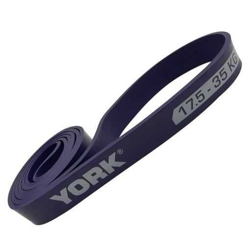 Резинка для фитнеса York 17,5-35 кг - 2080x29x4,5 мм, фиолетовый