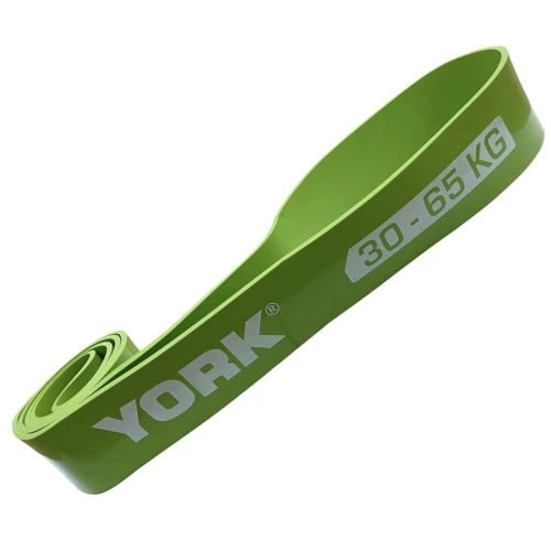Резинка для фитнеса York 30-65 кг - 2080x65x4,5 мм, салатовый