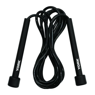 Скакалка York Fitness PVC Premium з пластиковими ручками Скакалка York Fitness PVC Premium з пластиковими ручками