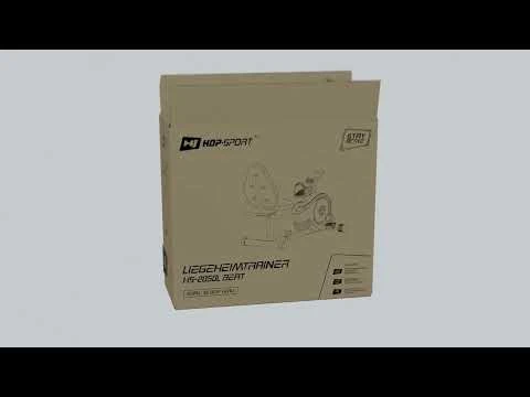 youtube video 2 Горизонтальный велотренажер Hop-Sport HS-2050L Beat серебристый