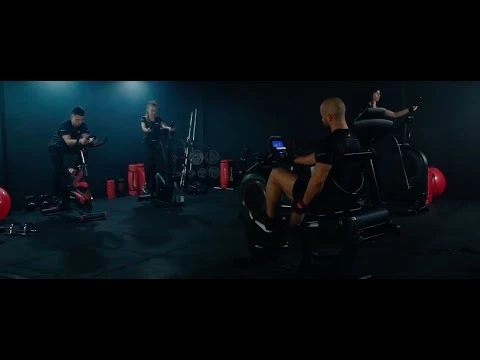 youtube video 2 Гребний тренажер Hop-Sport HS-075R Nuke червоний