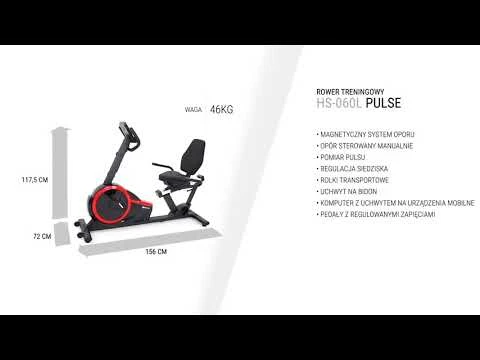 youtube video 2 Горизонтальний велотренажер Hop-Sport HS-060L Pulse сріблястий 2020
