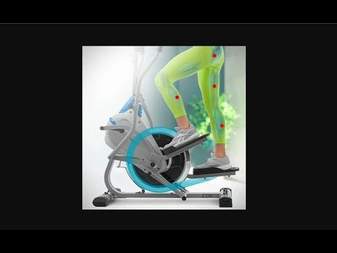 youtube video 1 Орбитрек магнитный Hop-Sport HS-400B Icon черный