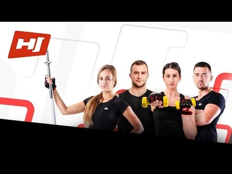 youtube video 2 Гриф олимпийский W-образный Hop-Sport 120см (50мм) 2021