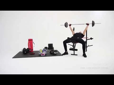 youtube video 2 Лавка олімпійська тренувальна Hop-Sport HS-1090