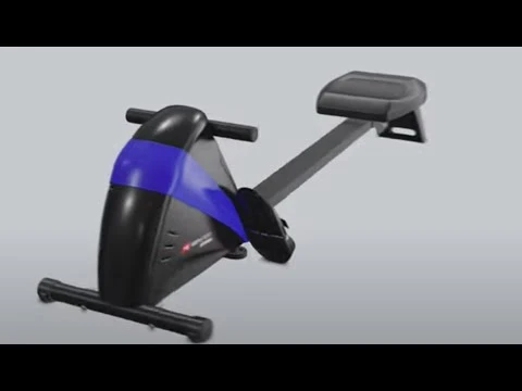 youtube video 2 Гребний тренажер Hop-Sport HS-030R Boost синій