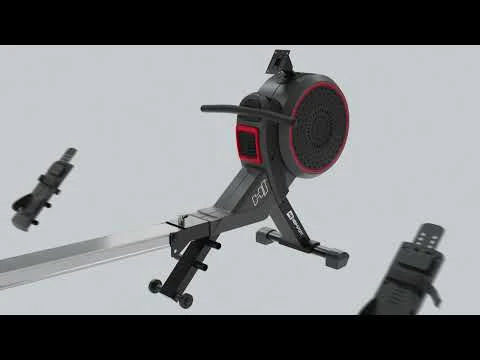 youtube video 1 Гребний тренажер аеромагнітний Hop-Sport HS-100AR Roam сірий+ мат