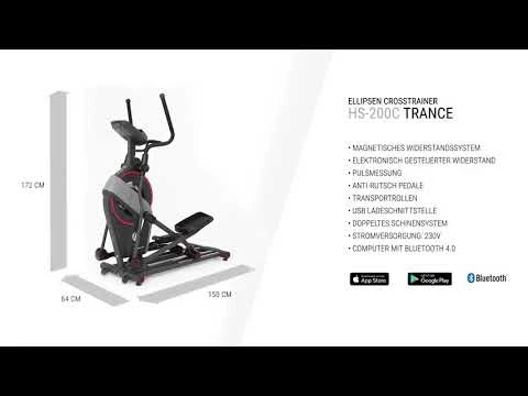 youtube video 1 Орбитрек Hop-Sport HS-200C Trance iConsole+ LC