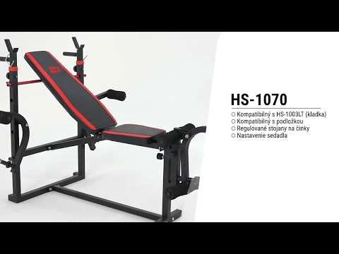 youtube video 1 Скамья тренировочная Hop-Sport HS-1075 Pro с партой Скотта