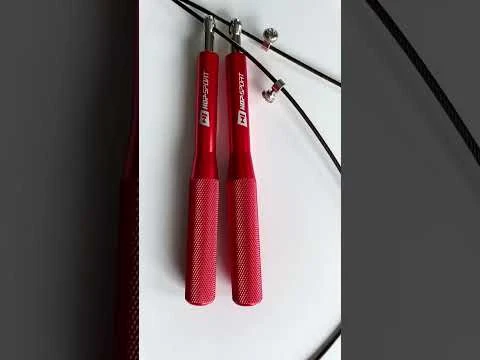 youtube video 1 Скакалка Hop-Sport Crossfit с алюминиевыми ручками HS-A020JR черная