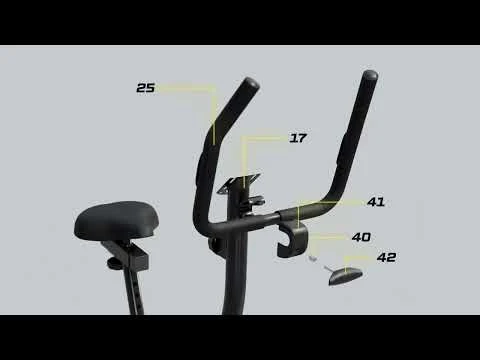 youtube video 1 Велотренажер Hop-Sport HS-2080 Spark черно-бирюзовый (2020)