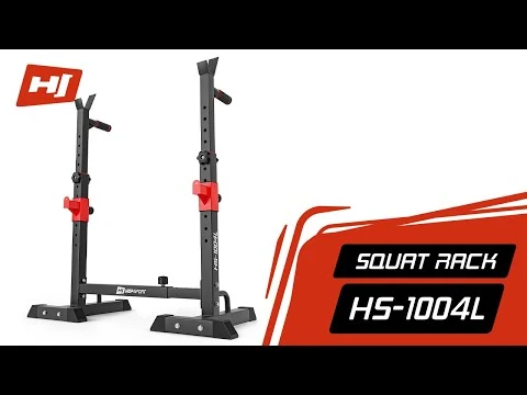 youtube video 2 Стойки для штанги Hop-Sport HS-1007L