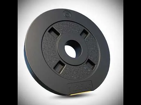 youtube video 1 Диск композитный Besport PowerPro 1,25кг
