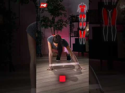 youtube video 1 Набор резинок для фитнеса Hop-Sport 500x50мм HS-L550RL