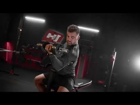 youtube video 2 Скамья тренировочная Hop-Sport HS-1095 с партой Скотта