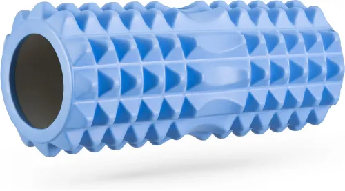 Массажный ролик Gymtek для йоги и фитнеса 33*10,5см голубой