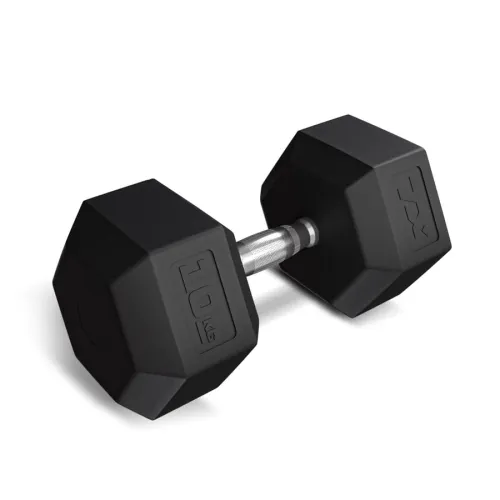 Гантеля шестигранная прорезиненная TX-100RD Trex Sport 10кг