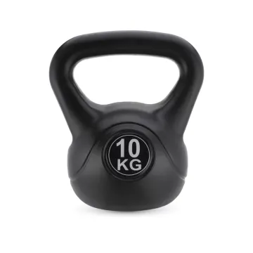 Гиря вінілова Gymtek 10кг чорний