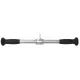 Image 4 for Ручка для верхньої тяги York Fitness 50см пряма з гумовими рукоятками, хром