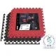 Image 2 for Мат-пазл Hop-Sport EVA 1см HS-A010PM - 6 частей черно-красный