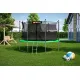 Image 3 for Батут Hop-Sport 12ft (366см) зеленый с внутренней сеткой