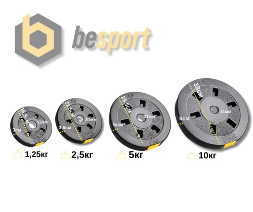 Диски Besport PowerPro - міцність, безпека та зручність у кожній деталі Диски Besport PowerPro - міцність, безпека та зручність у кожній деталі
