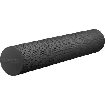Массажный ролик Gymtek EVA Flow 90см для йоги и фитнеса черный