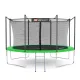 Image 15 for Батут Hop-Sport 12ft (366см) зеленый с внутренней сеткой